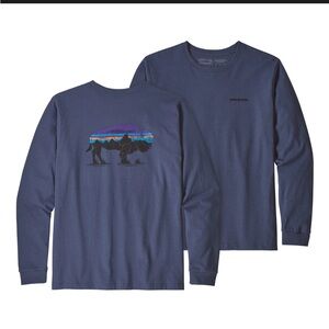 Patagonia Long-Sleeved Fitz Roy Bison Responsibili-Tee®
